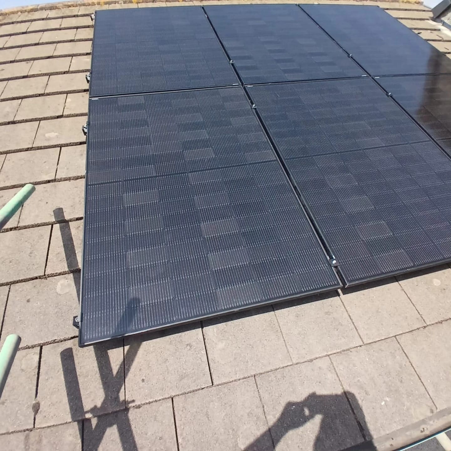 solar panels for gyms, typical install